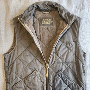 J. CREW Men's Broadmoor Quilted Vest / MEDIUM / NAVY